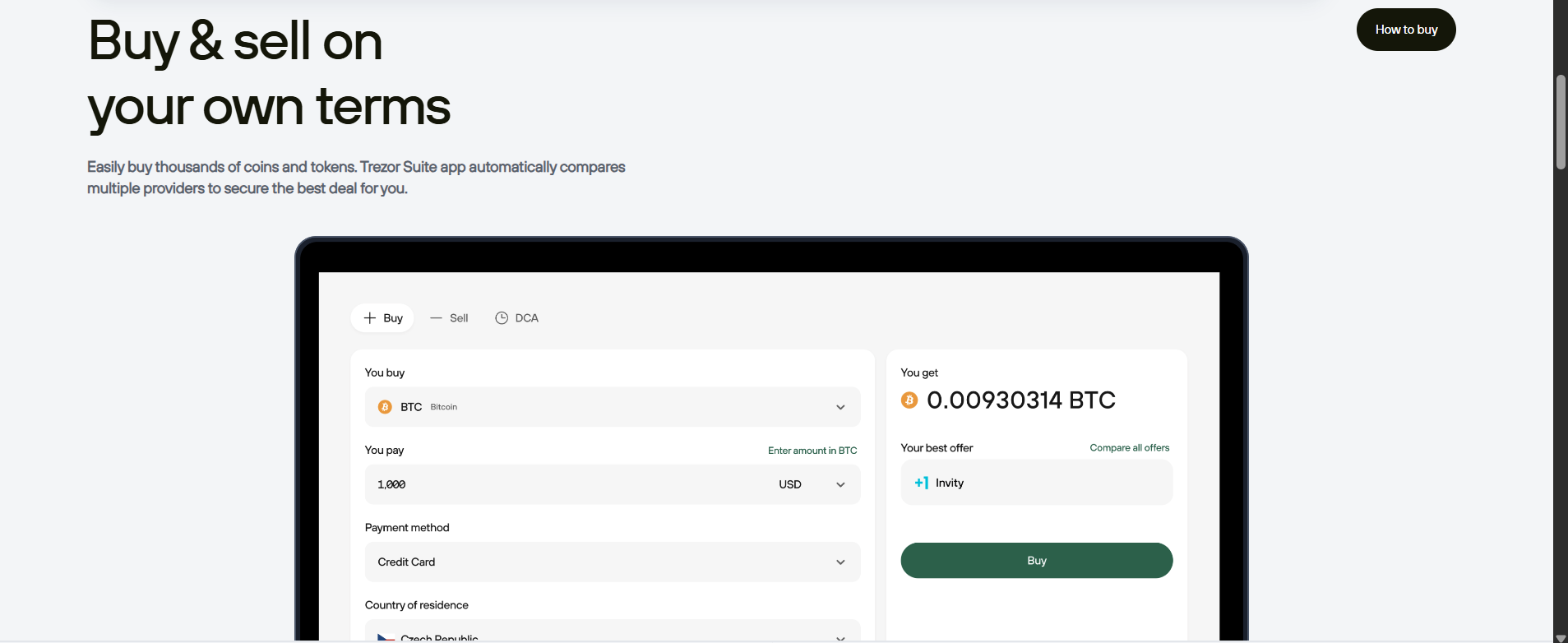 trading features