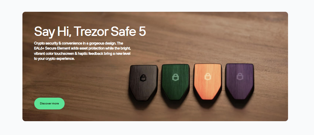 Trezor suite devices